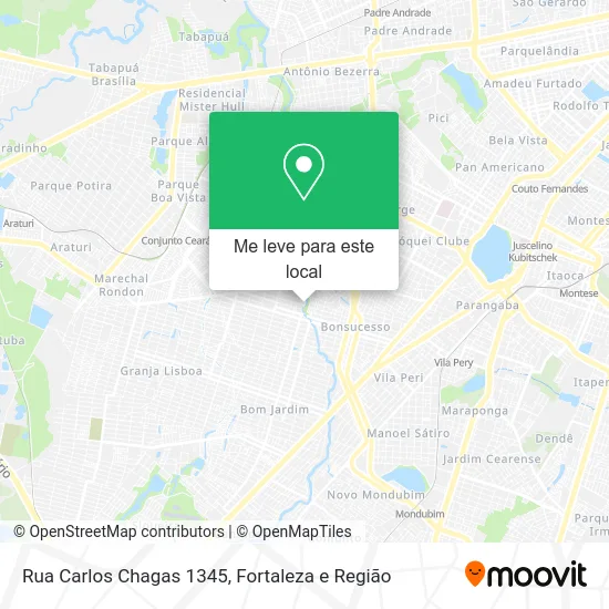 Rua Carlos Chagas 1345 mapa