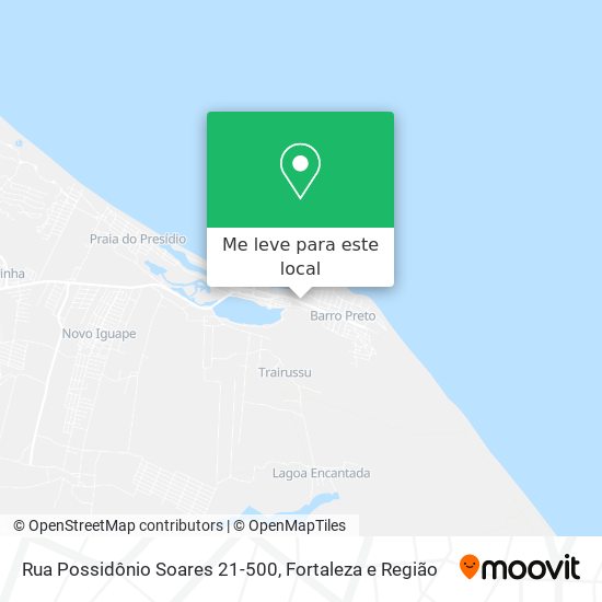 Rua Possidônio Soares 21-500 mapa