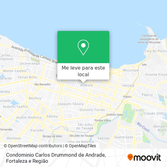 Condominio Carlos Drummond de Andrade mapa