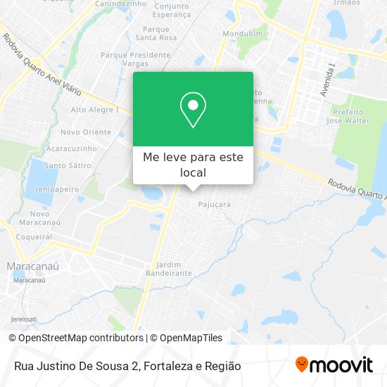 Rua Justino De Sousa 2 mapa