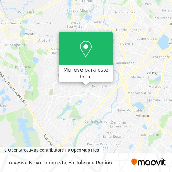 Travessa Nova Conquista mapa