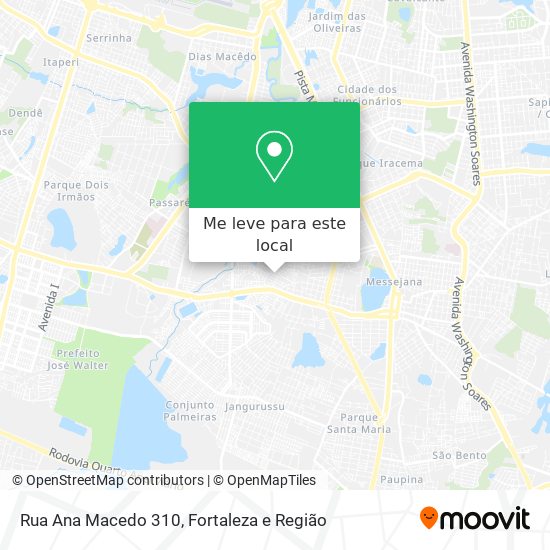 Rua Ana Macedo 310 mapa