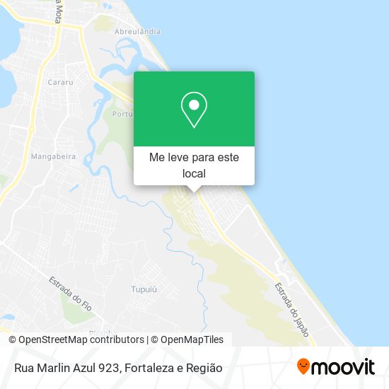 Rua Marlin Azul 923 mapa