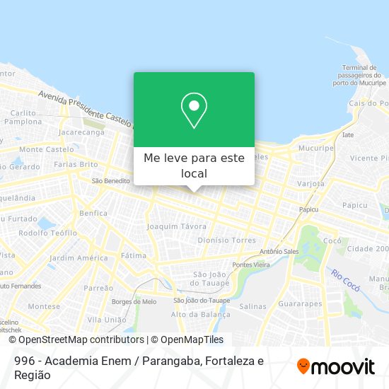 996 - Academia Enem / Parangaba mapa
