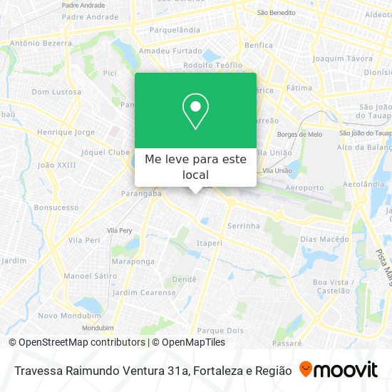 Travessa Raimundo Ventura 31a mapa