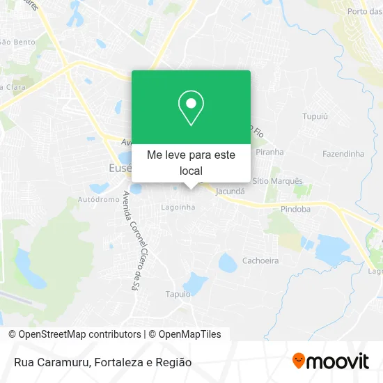 Rua Caramuru mapa