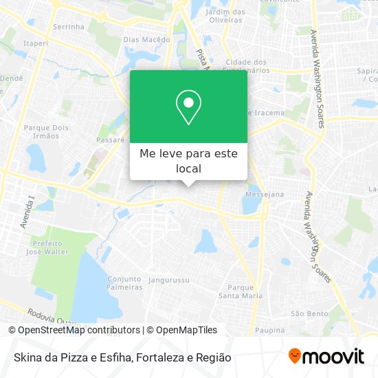 Skina da Pizza e Esfiha mapa