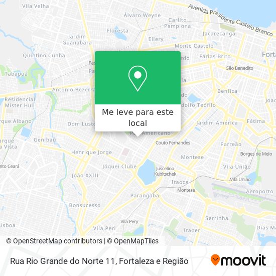 Rua Rio Grande do Norte 11 mapa