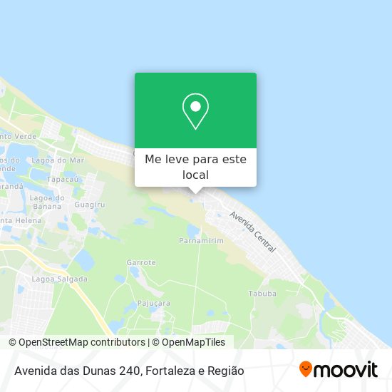 Avenida das Dunas 240 mapa