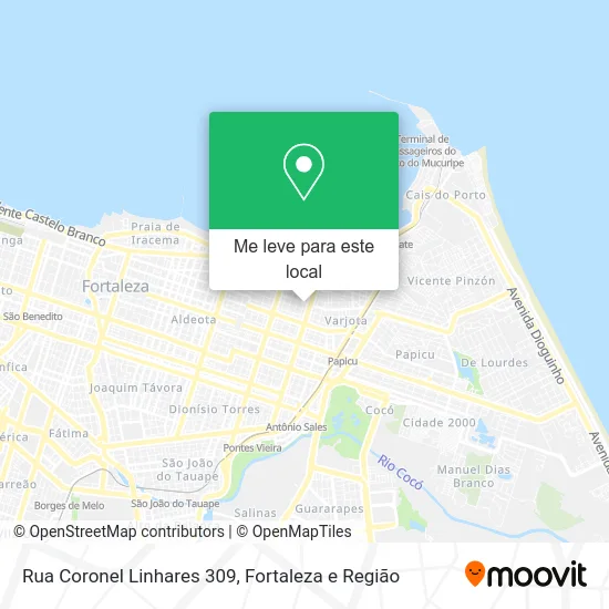 Rua Coronel Linhares 309 mapa