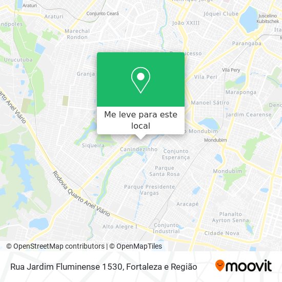 Rua Jardim Fluminense 1530 mapa