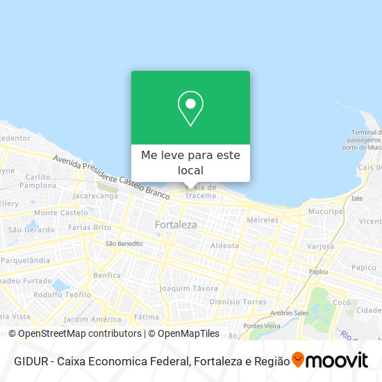 GIDUR - Caixa Economica Federal mapa