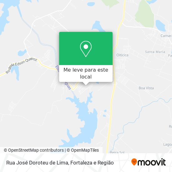 Rua José Doroteu de Lima mapa