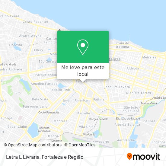 Letra L Livraria mapa