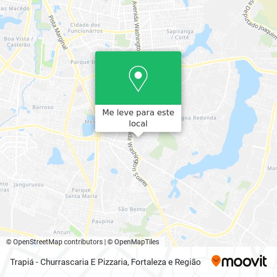 Trapiá - Churrascaria E Pizzaria mapa