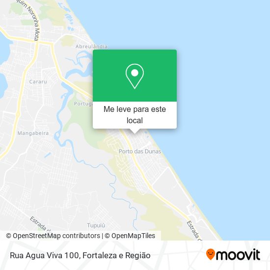 Rua Agua Viva 100 mapa