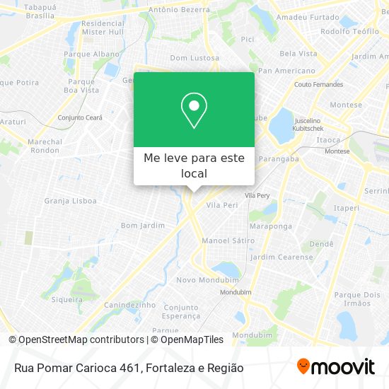 Rua Pomar Carioca 461 mapa