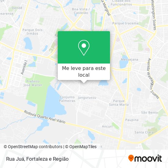 Rua Juá mapa