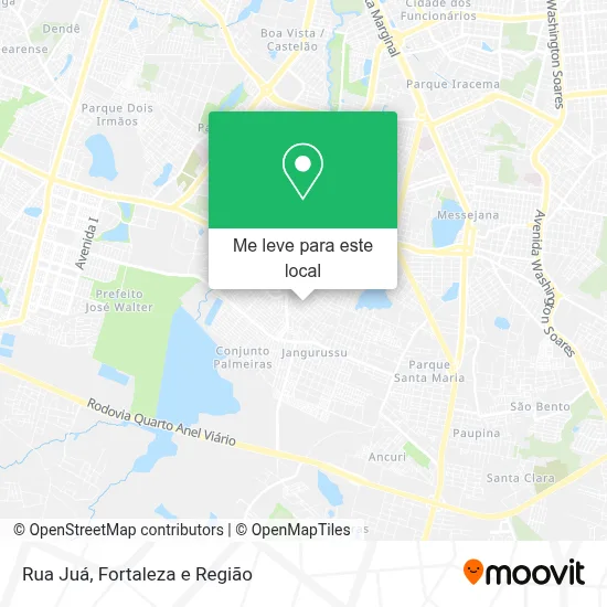 Rua Juá mapa