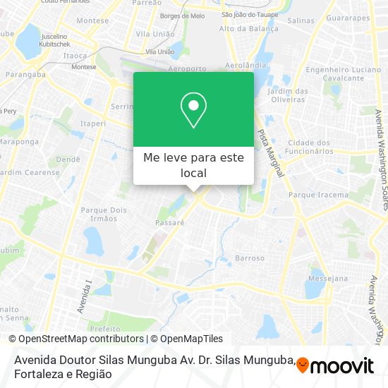 Avenida Doutor Silas Munguba Av. Dr. Silas Munguba mapa