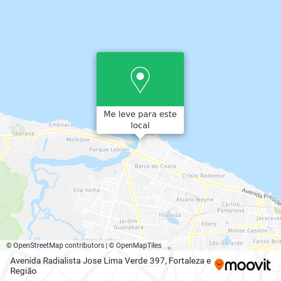 Avenida Radialista Jose Lima Verde 397 mapa