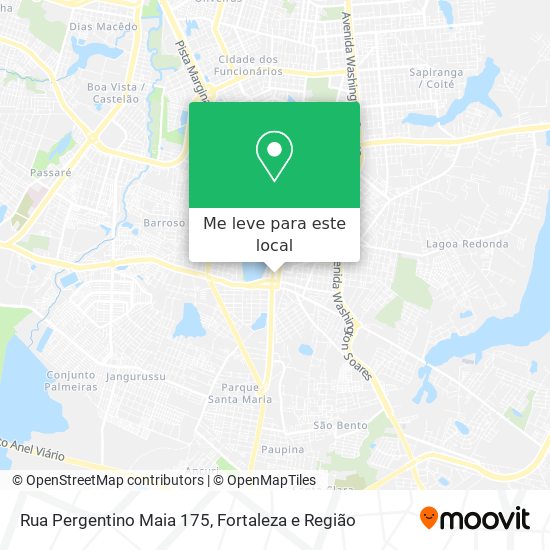 Rua Pergentino Maia 175 mapa