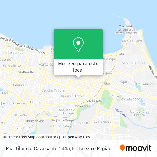 Rua Tibúrcio Cavalcante 1445 mapa