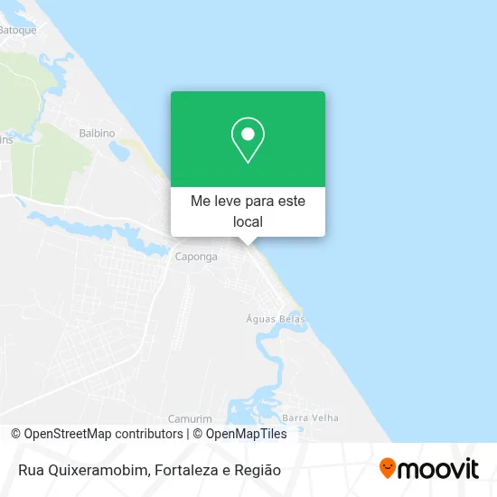 Rua Quixeramobim mapa