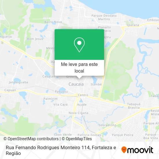 Rua Fernando Rodrigues Monteiro 114 mapa