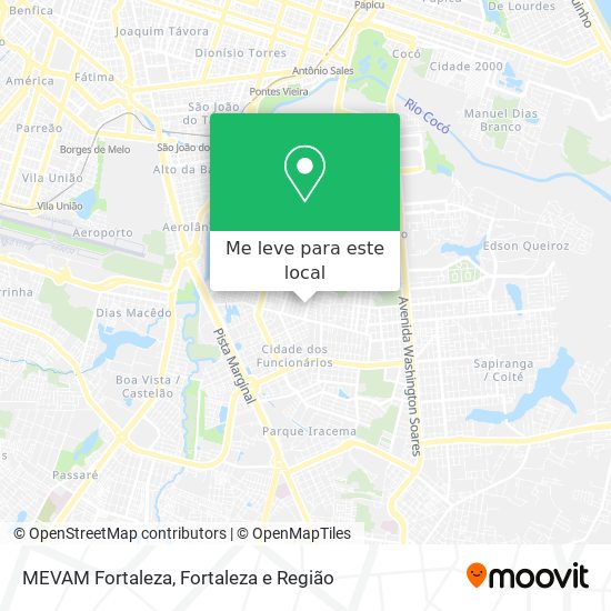 MEVAM Fortaleza mapa