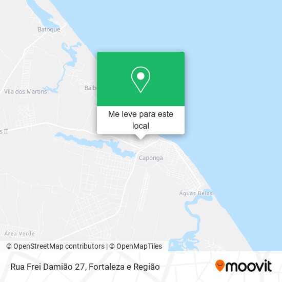 Rua Frei Damião 27 mapa