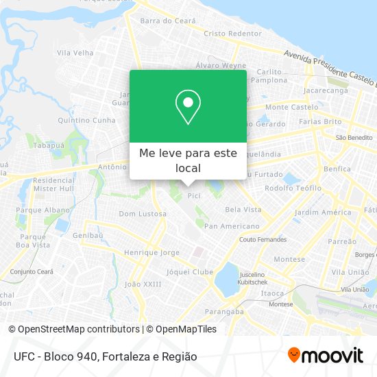 UFC - Bloco 940 mapa