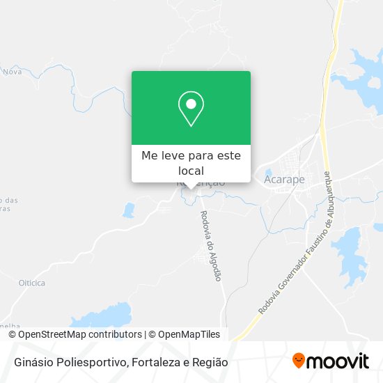 Ginásio Poliesportivo mapa