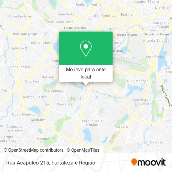 Rua Acapulco 215 mapa