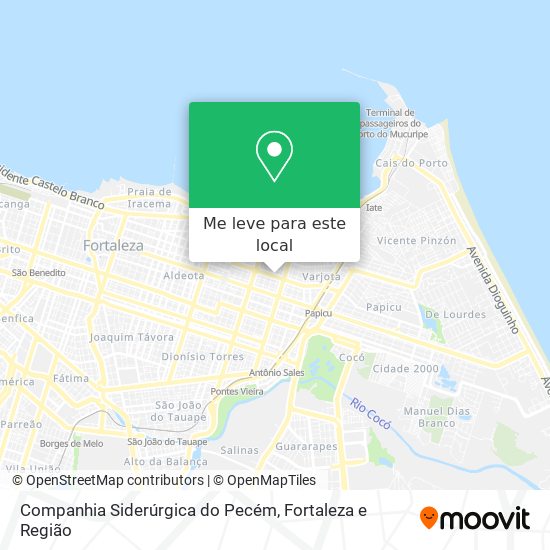 Companhia Siderúrgica do Pecém mapa