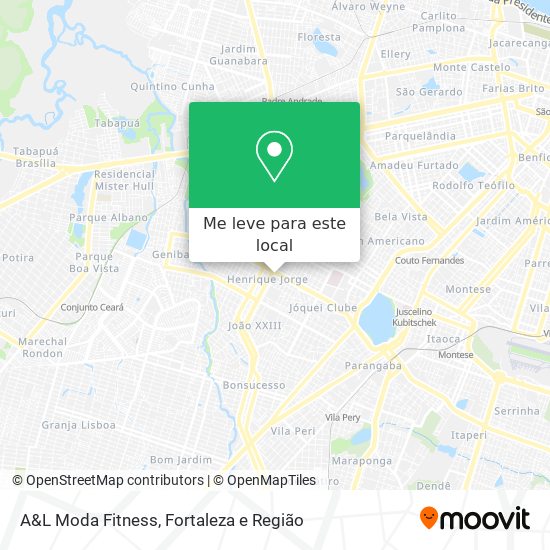 A&L Moda Fitness mapa