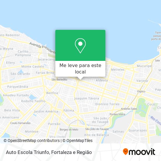 Auto Escola Triunfo mapa