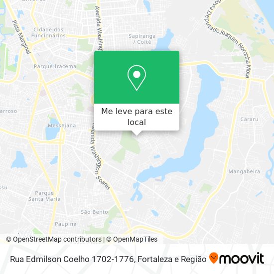 Rua Edmilson Coelho 1702-1776 mapa