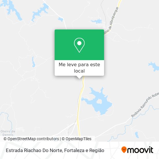 Estrada Riachao Do Norte mapa