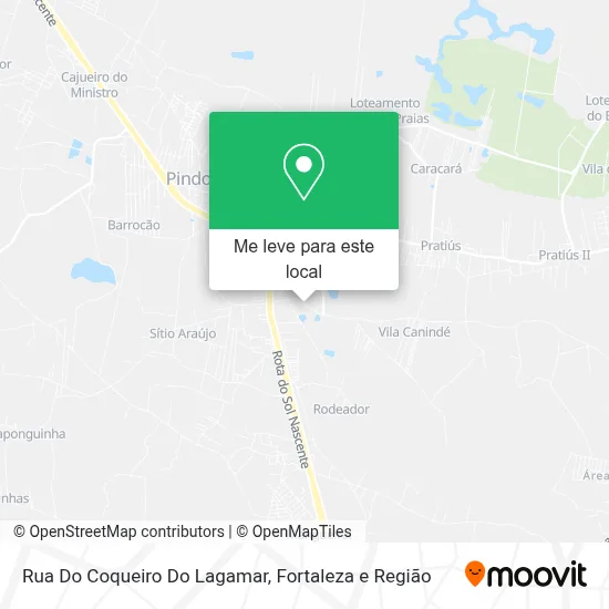 Rua Do Coqueiro Do Lagamar mapa