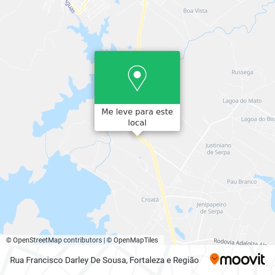 Rua Francisco Darley De Sousa mapa
