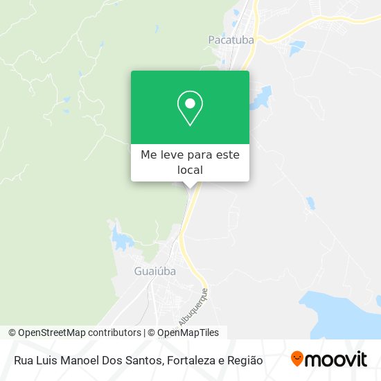Rua Luis Manoel Dos Santos mapa