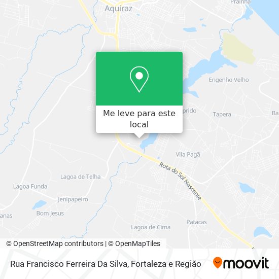 Rua Francisco Ferreira Da Silva mapa