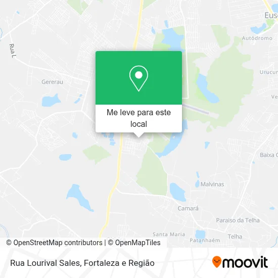 Rua Lourival Sales mapa