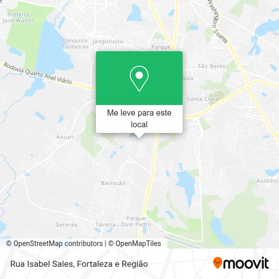Rua Isabel Sales mapa