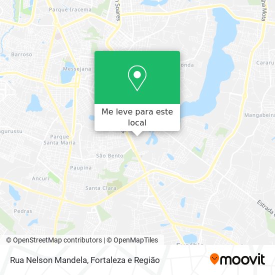 Rua Nelson Mandela mapa