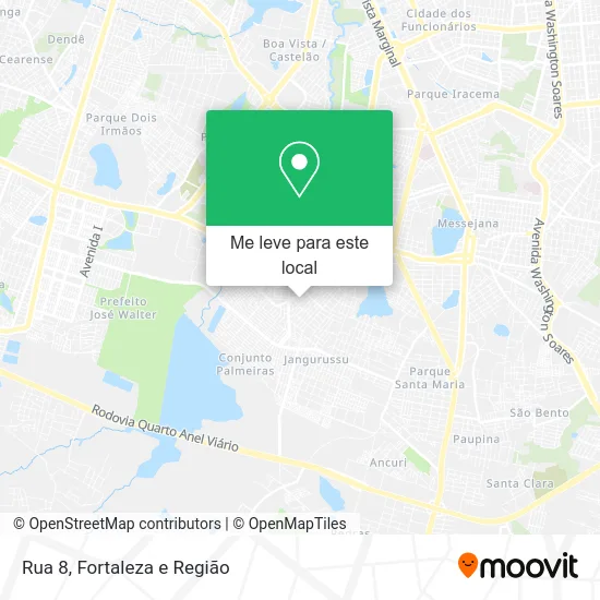 Rua 8 mapa