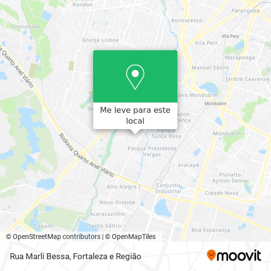 Rua Marli Bessa mapa