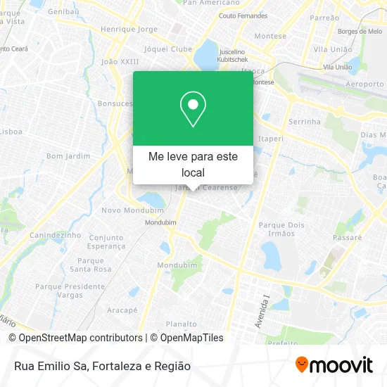 Rua Emilio Sa mapa
