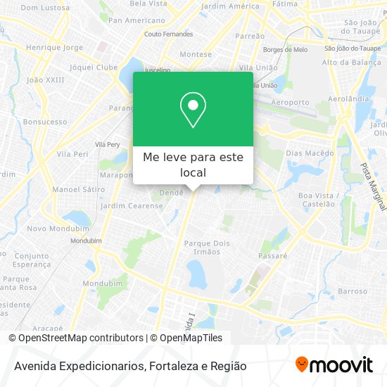 Avenida Expedicionarios mapa